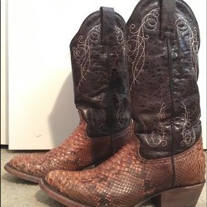Ladies Python Boots